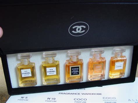 chanel mademoiselle roller|Chanel miniature perfume gift set.